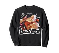 Coca-Cola Vintage Relaxing Santa Christmas Sweatshirt Sweatshirt