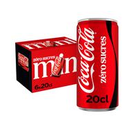 COCA-COLA Zéro mini-cans Pack 6x20cl
