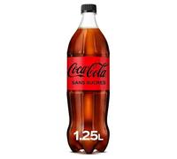 COCA-COLA ZERO - Zero 1.25L - Lot De 4