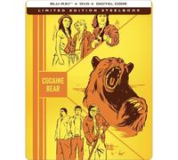 Cocaine Bear (Blu-ray/DVD, 2024, 2-Disc, STEELBOOK)
