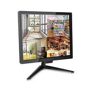 Cocar 17 Pouces CCTV Moniteur, Sécurité Moniteur Écran, LCD Display pour Sécurité Domestique Systèmes Caméra Surveillance STB PC, 1280x1024 Vesa Montage Mural Haut-Parleur Intégré, BNC/VGA/HDMI/Audio