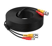 Cocar 65 Pieds 20M Câble d'extension Vidéo BNC Tout-en-Un avec Connecteur DC Power pour Appareil Photo Sécurité Système de Télévision à Circuit Fermé CCTV de Surveillance à Domicile