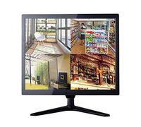 Cocar Moniteur de sécurité, écran de surveillance LCD de 17", écran LCD CCTV pour systèmes de sécurité à domicile, caméra de surveillance STB PC, 1280 x 1024 Vesa, support mural, haut-parleur intégré