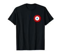 Cocarde Aéronautique Française - Symbole Tricolore Iconique T-Shirt