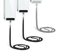 COCASES Cordon en bandoulière pour téléphone avec écusson, cordon tour de cou réglable en nylon, compatible avec la plupart des smartphones, 150