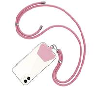 COCASES Cordon Telephone Portable, Collier de Telephone Universelle Capes de Collier de Longe compatibles avec Plupart des Smartphones (Rose)
