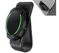 COCASES Support compatible avec Ooono Co-Driver No2, clip de pare-soleil en cuir pour Ooono NO2 (noir)