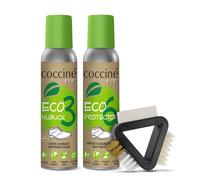 Coccine - Kit D'entretien des Chaussures en Daim et en Nubuck I Nettoyant en Spray D'imprégnation I Prolonge la Durée de vie des Chaussures I Protège les Pieds de L'humidité