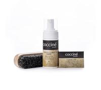 Cocciné - Kit Entretien Chaussures 3-en-1, Mousse Nettoyante pour Nubuck et Daim, Gomme à Daim Anti-Taches, Nettoyage Cuir et Matériaux Délicats, Accessoire d’Entretien Chaussures