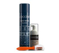 Coccine - Kit Entretien Chaussures Daim Nubuck, Spray Imperméabilisant | Nettoyant Mousse et Brosse Multifonction, Nettoie en Profondeur, Protège contre Eau, Taches, Humidité, Préserve Respirabilité