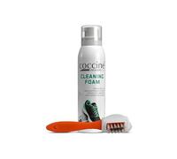 Coccine - Kit Nettoyage Sneakers 2 en 1, Mousse et Brosse Spéciale | Mousse Nettoyante pour Chaussures, Daim, Nubuck, Similicuir, Élimine Taches, Saleté, Ravive Couleur, Texture sans Abîmer