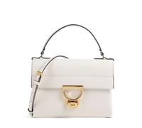 Coccinelle Arlettis Sac à main blanc, cuir de vache grainé, femme