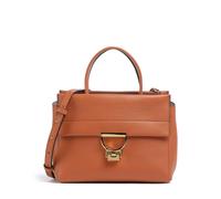 Coccinelle Arlettis Sac à main marron, cuir de vache grainé, femme