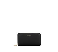 Coccinelle Porte-monnaie en cuir Metallic Soft Wallet grainé Noir 227041