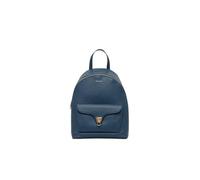 Coccinelle Beat Generation Sac à dos M en cuir, Deep Blue, 25,5 x 34 x 14 cm, fermeture éclair, poche extérieure, bretelles réglables