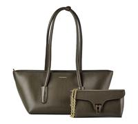 Coccinelle Beat Sac à bandoulière Cuir véritable 27 cm olive