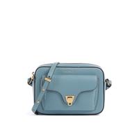 Coccinelle Beat Soft Sac bandoulière bleu, cuir grainé, femme