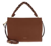 COCCINELLE Boheme Grana Double Hand Bag Cognac / Noir