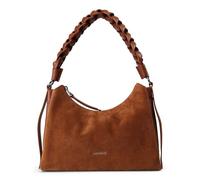Coccinelle Boheme Suede Sac porté épaule cognac, femme