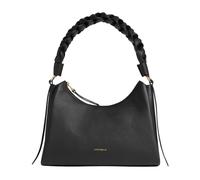 Coccinelle Sac à épaule Boheme Grana Double Shoulder Bag cuir Noir/Cognac