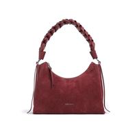 Coccinelle Boheme Suede Sac porté épaule rouge foncé, femme