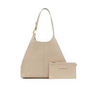 Coccinelle C-Easy Sac fourre-tout beige, cuir grainé, femme