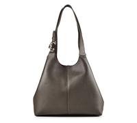 Coccinelle C-Easy Sac à bandoulière Cuir véritable 34 cm gris