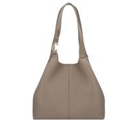 Coccinelle C-Easy Sac à bandoulière Cuir véritable 34 cm gris