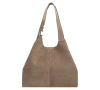 Coccinelle C-Easy Sac à bandoulière Cuir véritable 36 cm gris