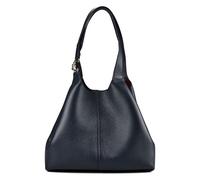 Coccinelle C-Easy Sac de shopper Cuir véritable 35 cm bleu