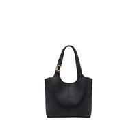 Coccinelle C-Easy Sac fourre-tout noir, cuir grainé, femme