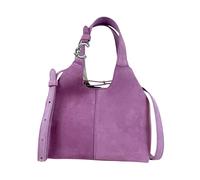 Coccinelle - C-Easy Suede Handbag - Femme - Sacs - Violet - Taille: ONE Size