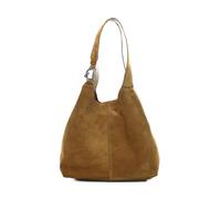 Coccinelle - C-Easy Suede Hobo Bag - Femme - Sacs - Brun - Taille: ONE Size