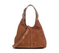 Coccinelle Cuir sac à main sac à épaule bandoulière C-Easy Handbag Suede Cognac/Cognac brun