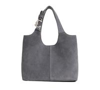 Coccinelle - C-Easy Suede Tote - Femme - Sacs - Gris - Taille: ONE Size