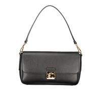 Coccinelle Sac bandoulière C-Me Lock en cuir grainé 29 cm noir