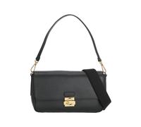 Coccinelle Sac bandoulière C-Me Lock en cuir grainé 29 cm noir