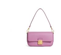 Coccinelle Sac à bandoulière C-Me Lock Cuir 24 cm Rose