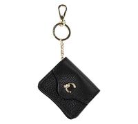 Coccinelle C-Me Porte-clés Cuir véritable 8.5 cm noir