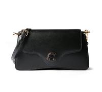 COCCINELLE Cuir sac à épaule bandoulière C-Me Calf & Marb Crossbody Bag Noir