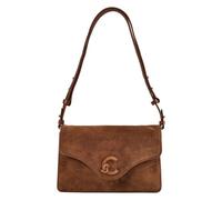 Coccinelle C-Me Sac à bandoulière Cuir véritable 26 cm brun