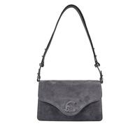 Coccinelle C-Me Sac à bandoulière Cuir véritable 26 cm gris