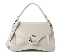 Coccinelle C-Me Sac à main Cuir véritable 30 cm blanc