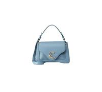 Coccinelle C-Me, Sac à Main et Bandoulière en Cuir Bleu Arctique, 23 x 16 x 9,5 cm