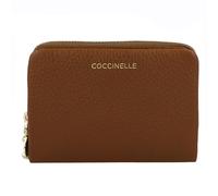 Coccinelle C-Me Softy Porte-monnaie Cuir 12 cm brun
