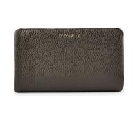 Coccinelle C-Me Softy Porte-monnaie Cuir véritable 16 cm olive