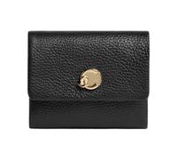 COCCINELLE Porte-monnaie noir en cuir pour femme - C-Me Softy Wallet Noir 339718