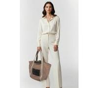 Coccinelle Canvas Tote Bag In Beige Taille: OS | Cabas Outlet | Femme | Marron