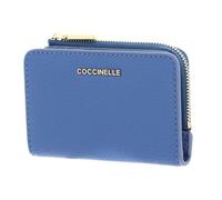 Coccinelle Cuir étui pour Carte de crédit Metallic Soft Credit Card Holder Azul Bleu
