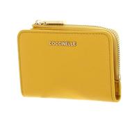 Coccinelle Cuir étui pour Carte de crédit Metallic Soft Credit Card Holder Soleado Jaune